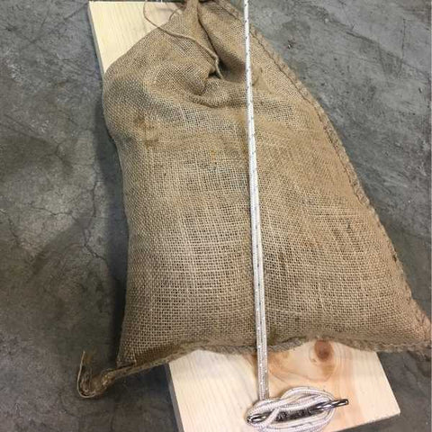 sac de sable pour installation intérieure de tente cloche