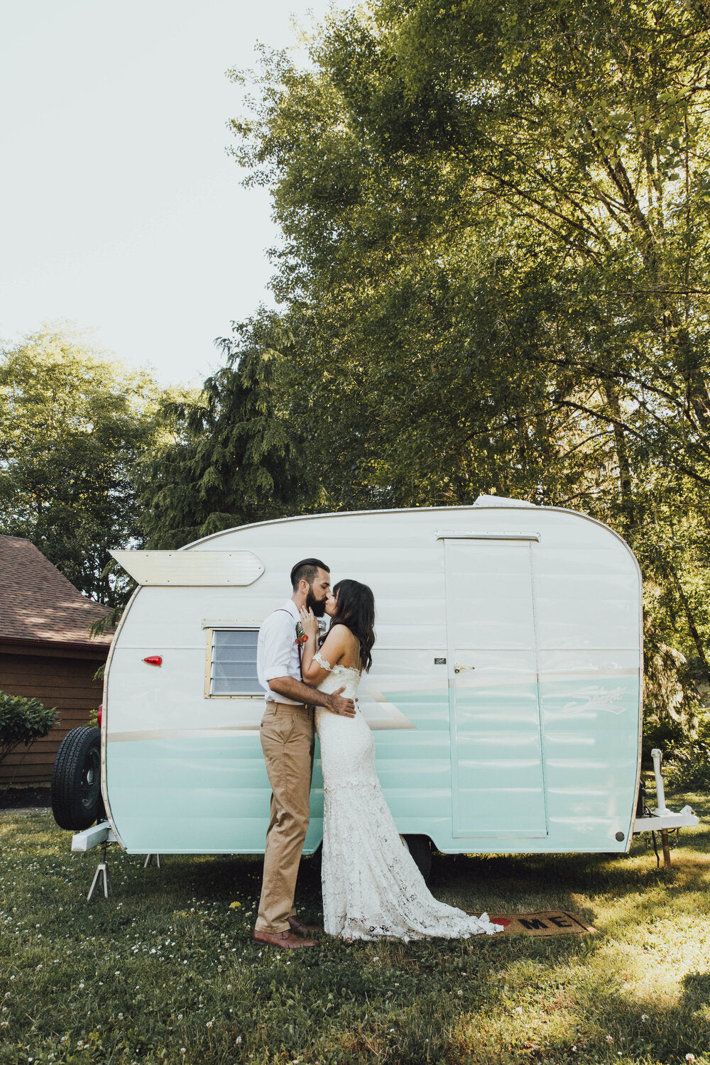 mariage en camping-car shasta