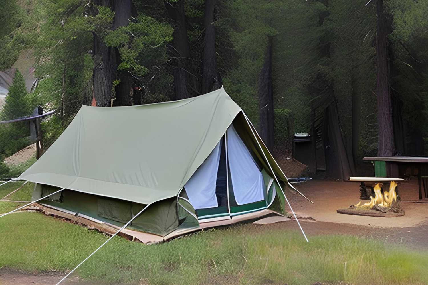 Timber Ridge Grand Teton Outfitter 6-person Wall Tent with Stove