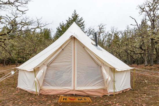 Using a Bell Tent in The Snow: 5 Challenges & Solutions - Life inTents