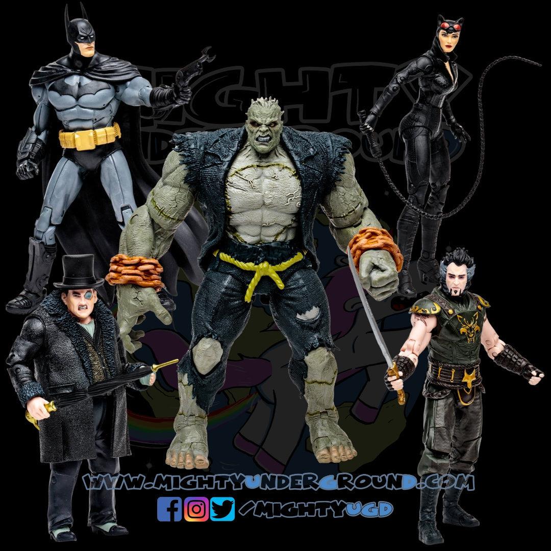 DC Multiverse: Batman Arkham City - 4 Figures + Solomon Grundy BAF Set –  Mighty Underground