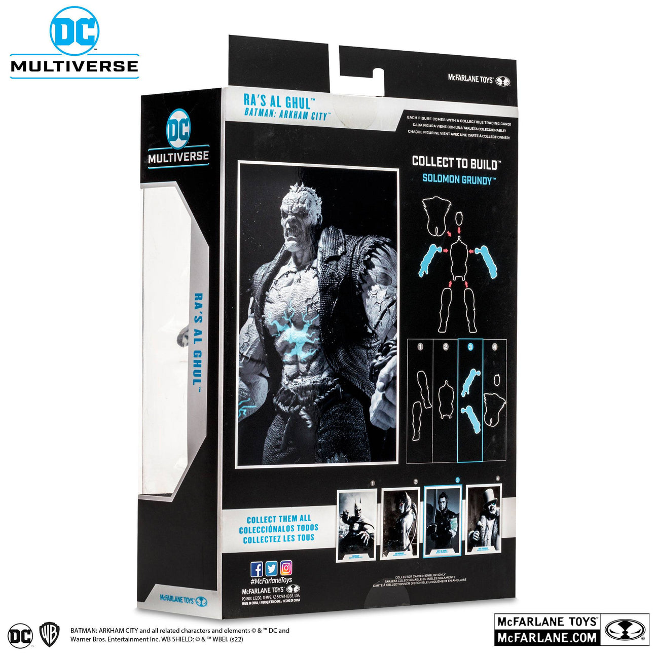 DC Multiverse: Batman Arkham City - 4 Figures + Solomon Grundy BAF Set –  Mighty Underground