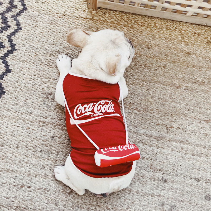 coca cola dog shirt