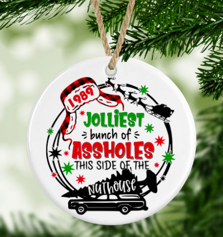 Shitters Full Christmas Vacation Shatterproof Ornament 