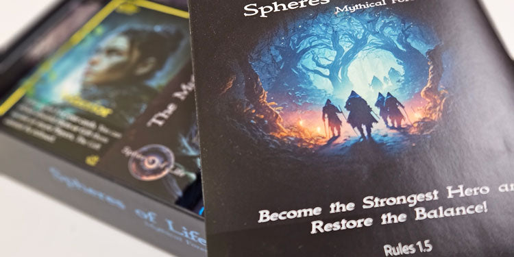 rulebook of spheres of life mythical forest card game, version 1.5