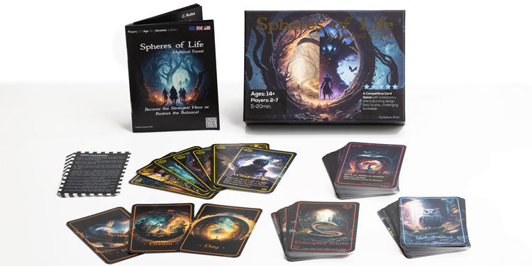 spheres of life mythical forest card game for 2-7 players