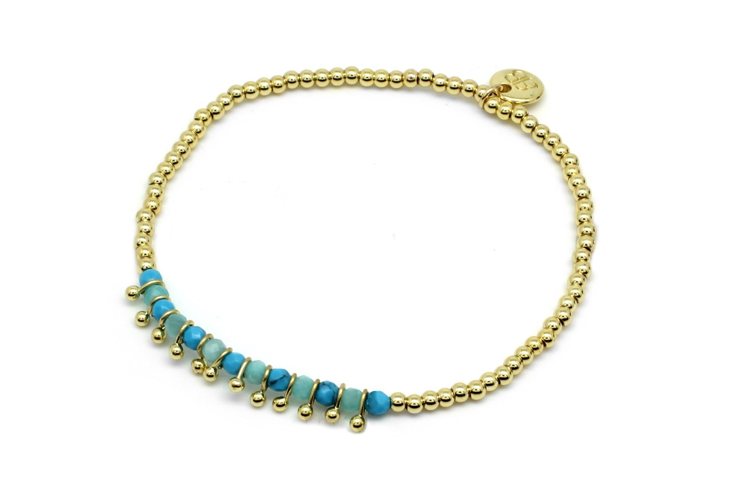 Segen Blue and Gold 2 Layer Bracelet Stack