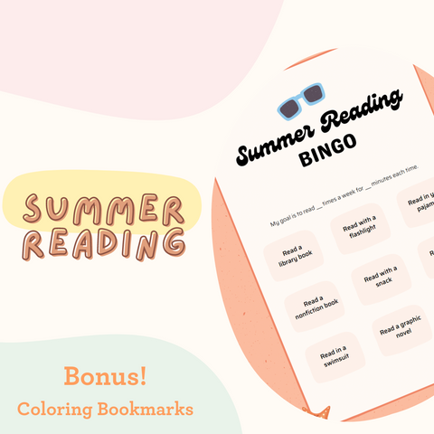 summer reading bingo color bookmarks free download