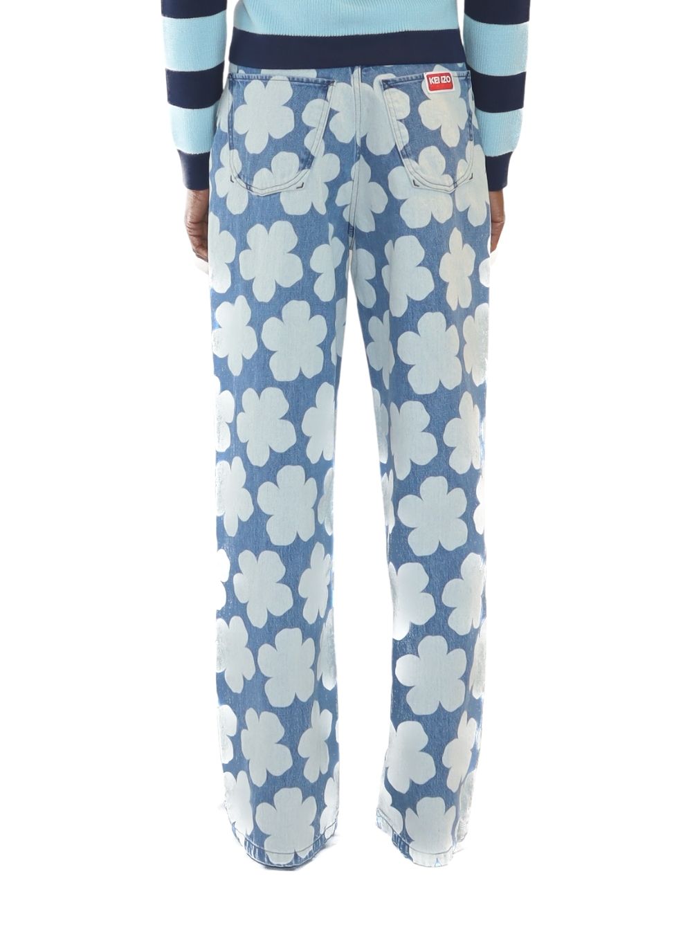 KENZO | Printed Wide Leg Jeans with Hana Dots – Joan Shepp