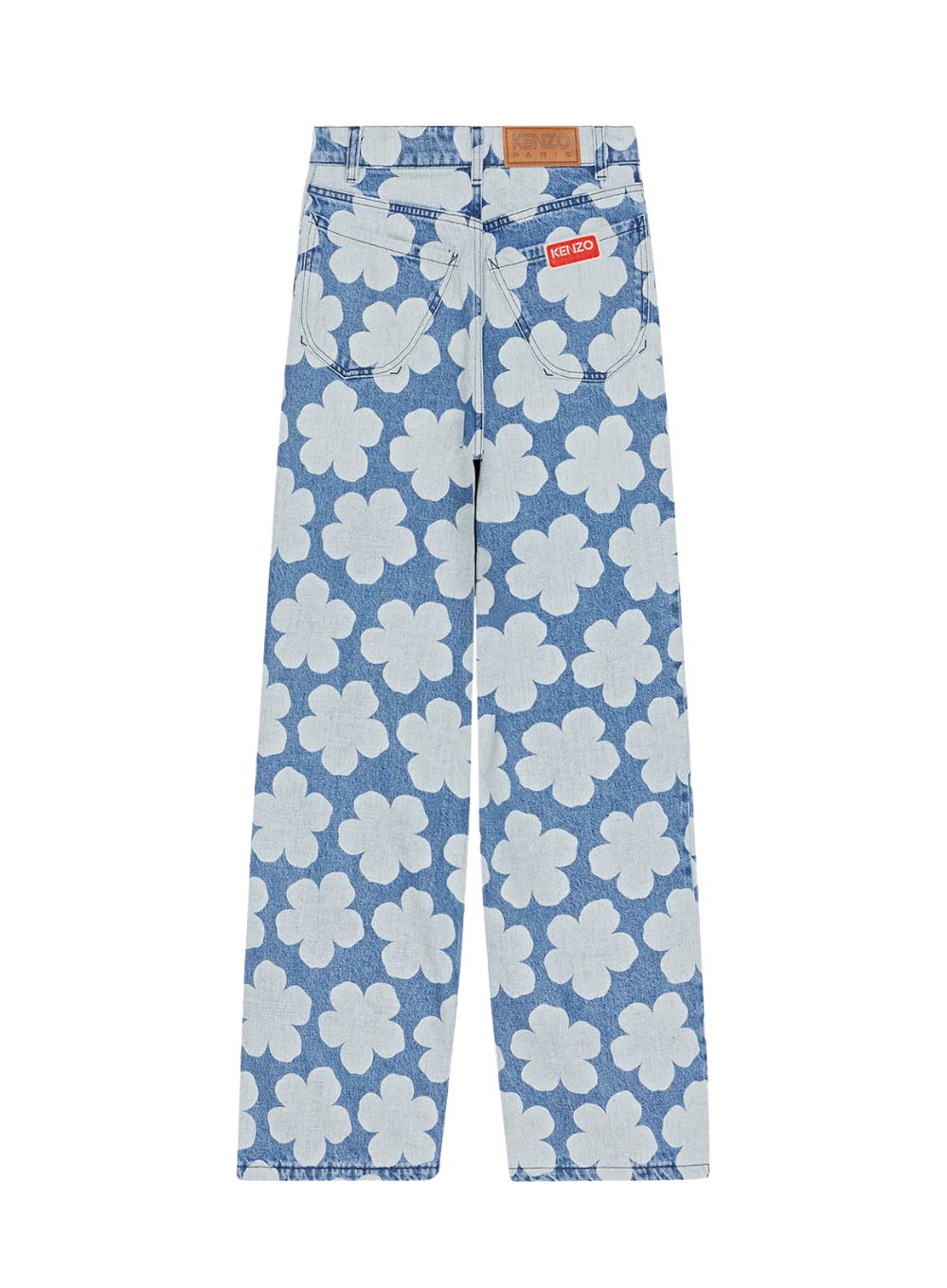 KENZO | Printed Wide Leg Jeans with Hana Dots – Joan Shepp