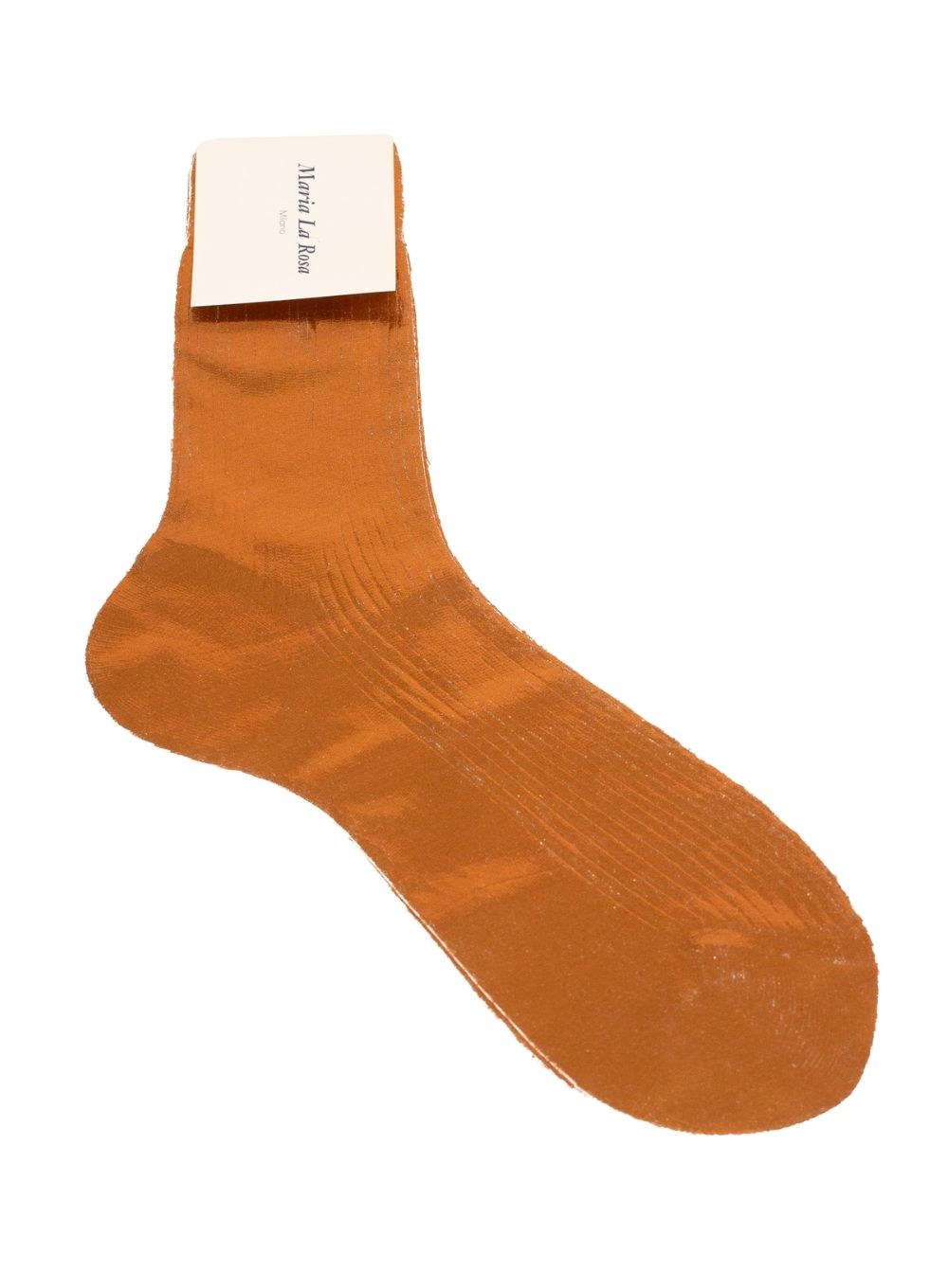 MARIA LA ROSA | Ribbed Laminated Socks