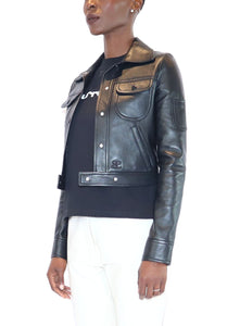 COURRÈGES | Vintage Leather Trucker Jacket – Joan Shepp