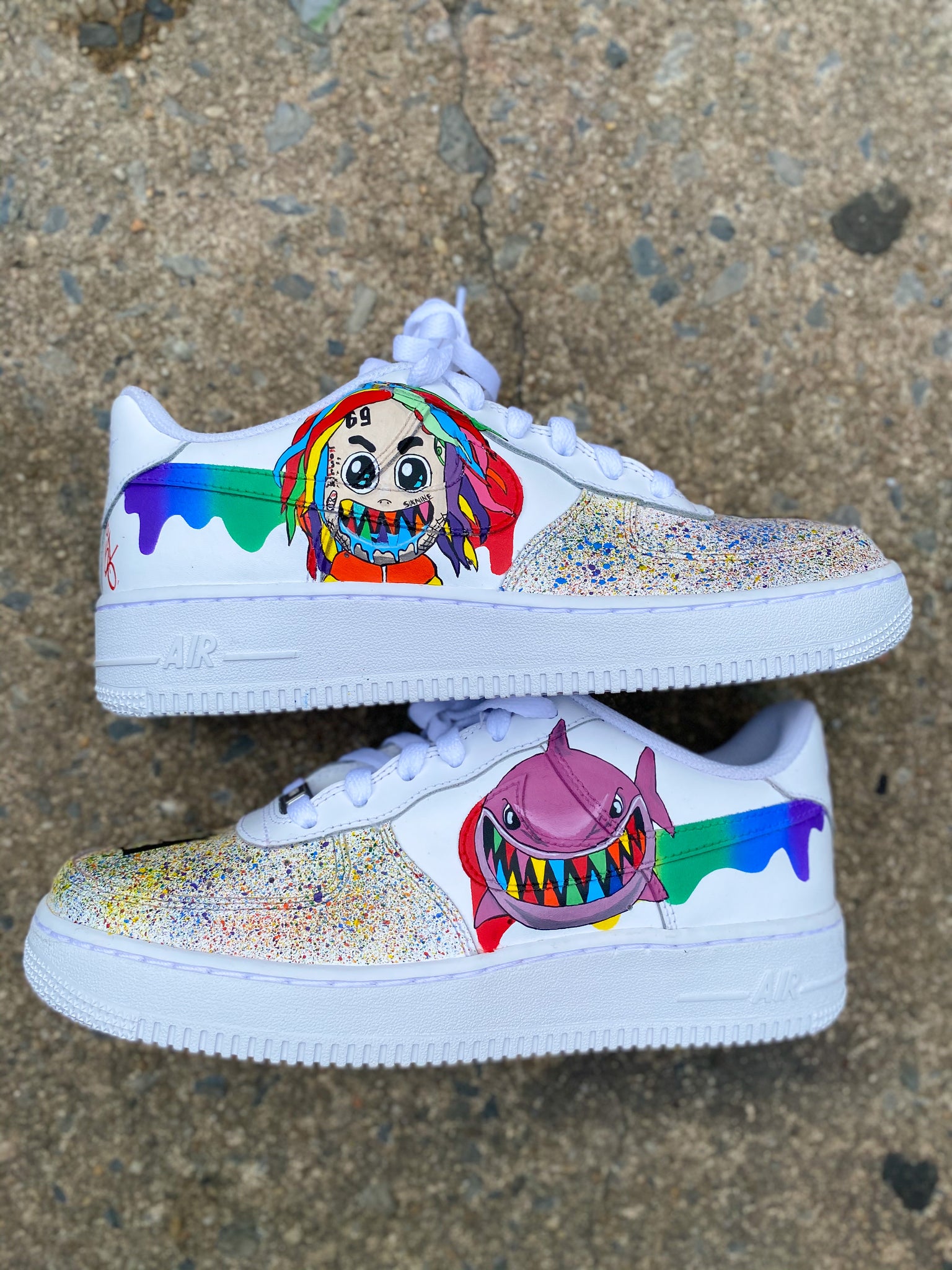 6ix9ine custom shoes