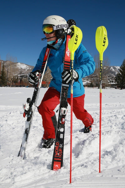 Skier on the slope