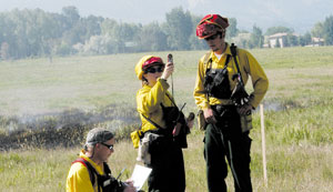 Wildland Firefighter Training with Kestrel 3500 Meter