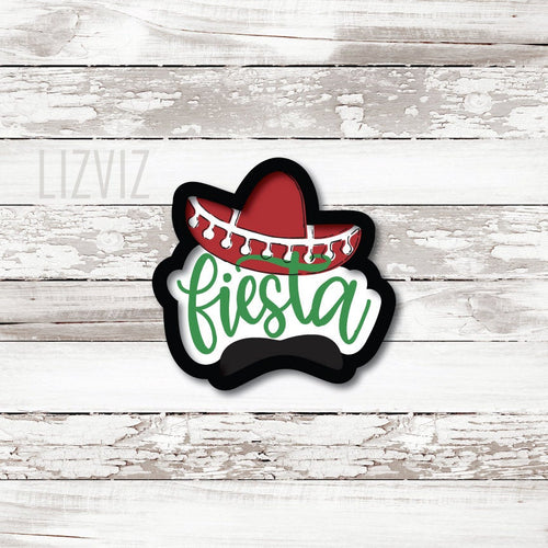 first fiesta number 1 cookie cutter with sombrero hat – LizViz