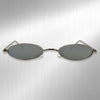 Retro Unisex Small Grey Sunglasses