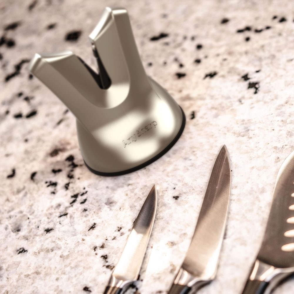  AnySharp Gift Box Pro Knife Sharpener, One Size, Brass: Home &  Kitchen