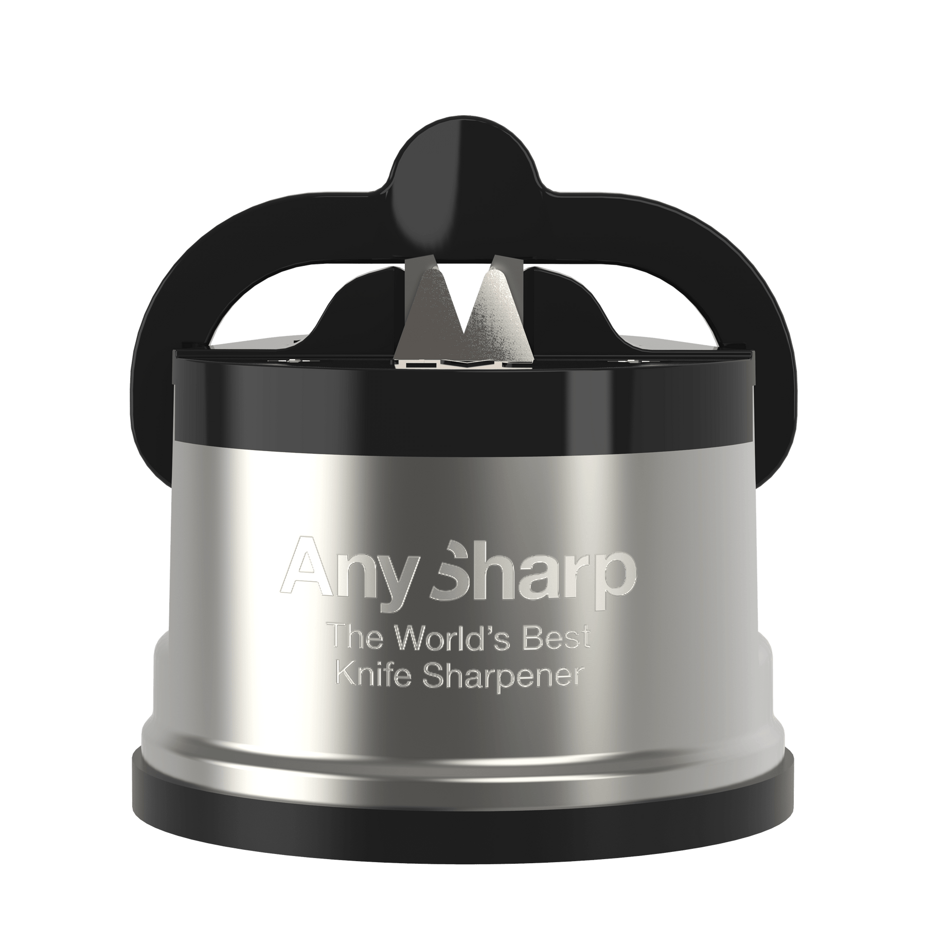 AnySharp Pro Knife One Handed Use Sharpener With Power Grip Surface –