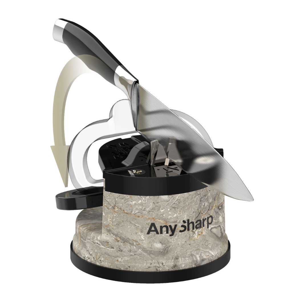 AnySharp Pro Knife Sharpener - Gunmetal