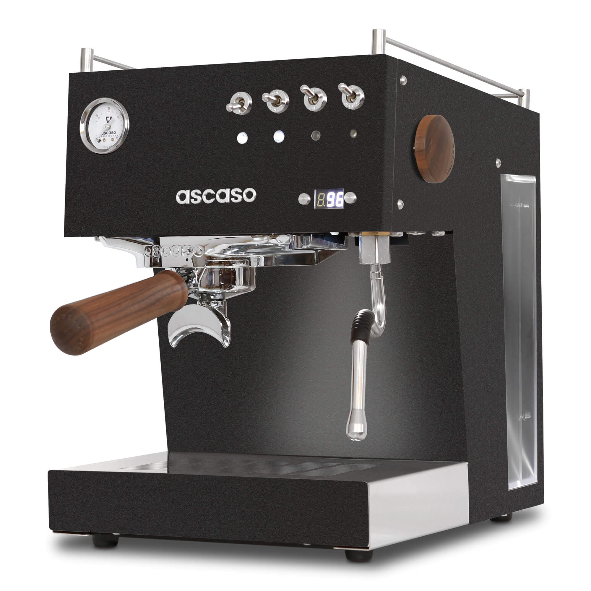 Steel UNO PID, Programmable Espresso Machine w/ Volumetric