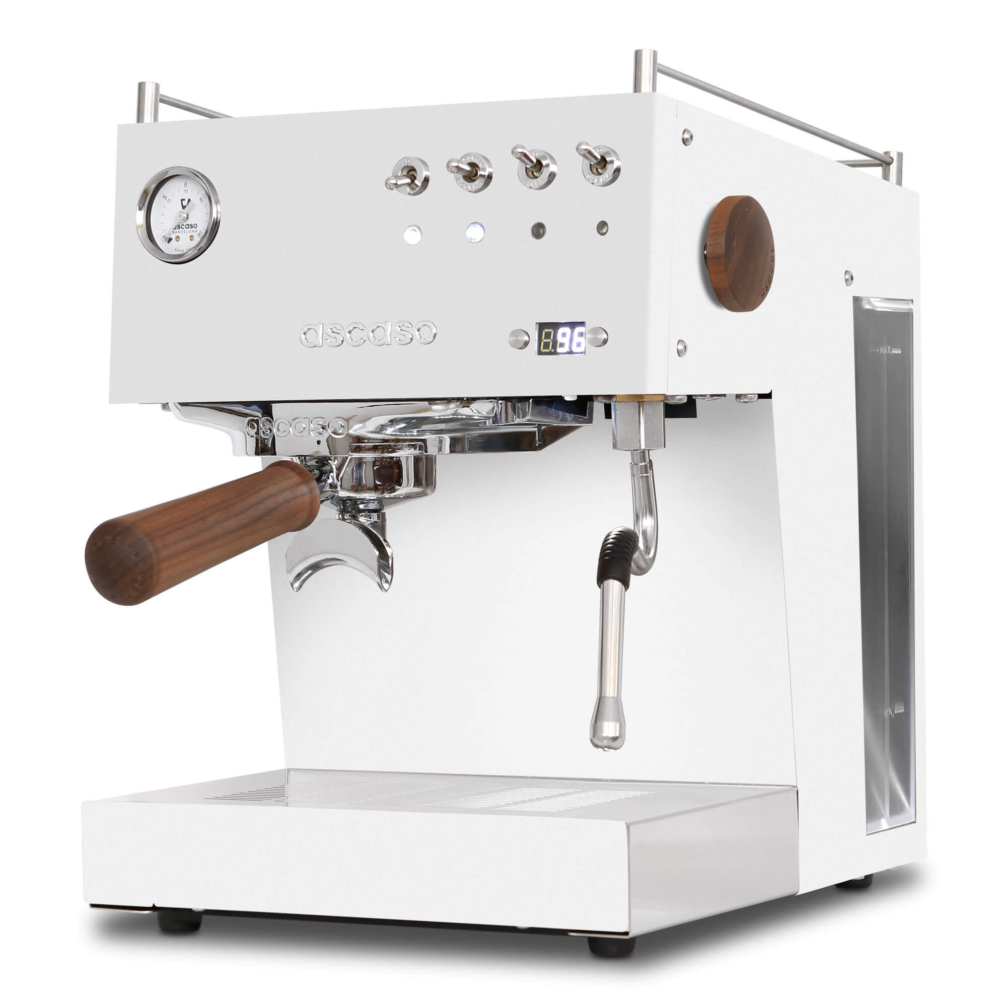 Steel UNO PID Programmable Espresso Machine w/ Volumetric Controls