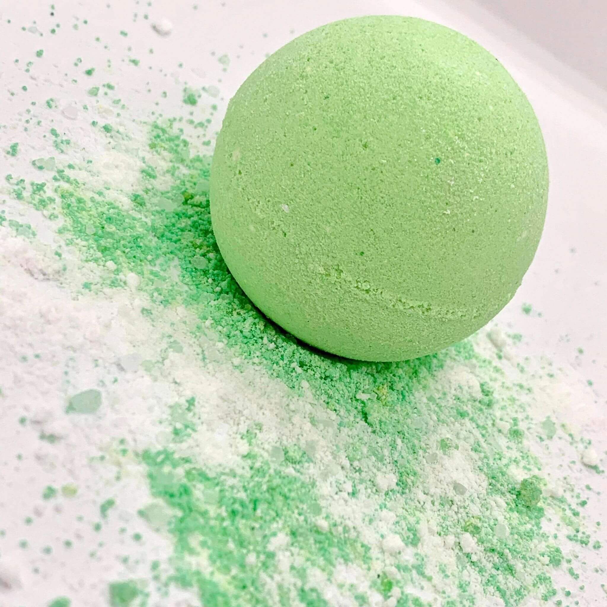 green bath bomb