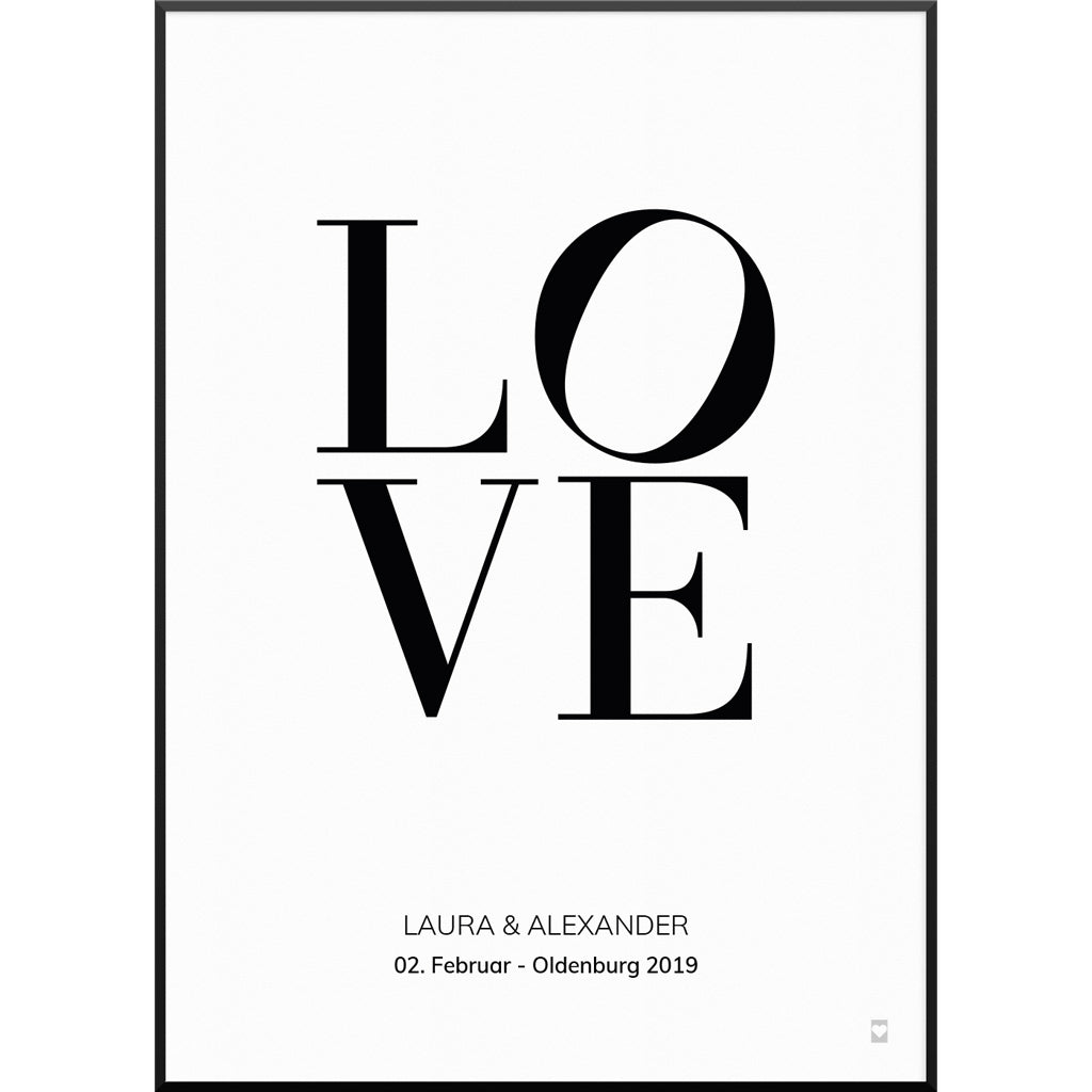 Love Letters Poster 40 x 60 cm