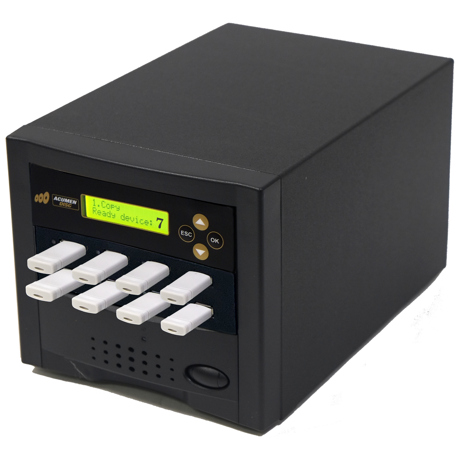 Acumen Disc to 7 USB Duplicator External HDD Cloner/Eraser – acumendisc