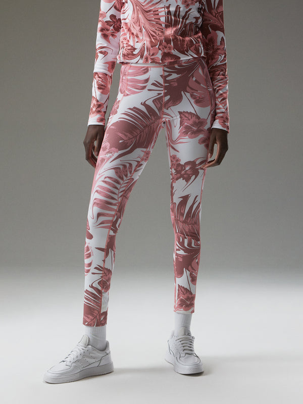 제이린드버그 타이즈 J.LINDEBERG Zena Print Tights,Hibiscus Pink