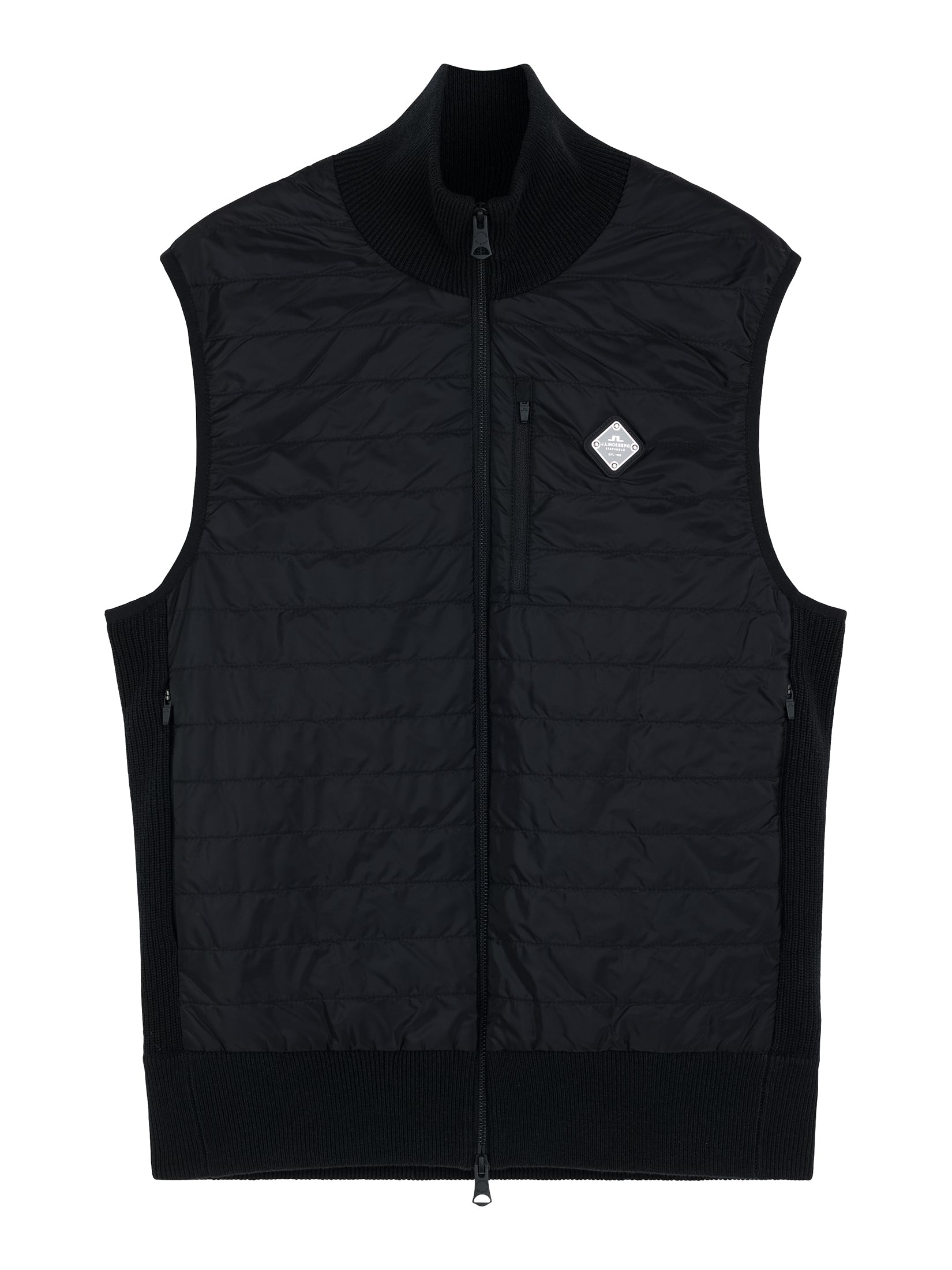 Becket Hybrid Zip Vest – J.LINDEBERG