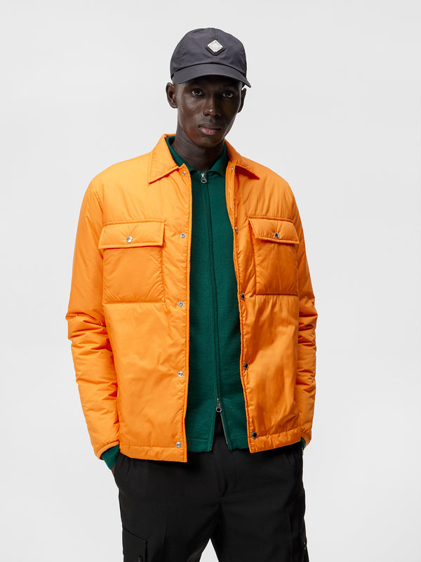 제이린드버그 J.LINDEBERG Nile Nylon Overshirt,Russet Orange