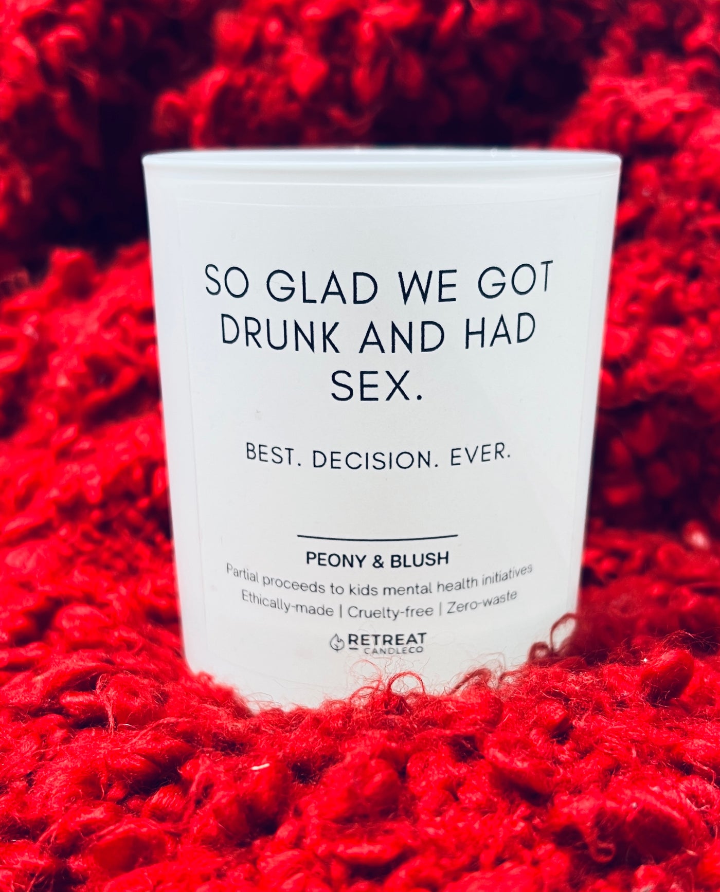 The So Glad We Got Drunk Candle Retreat Candle Co 5312