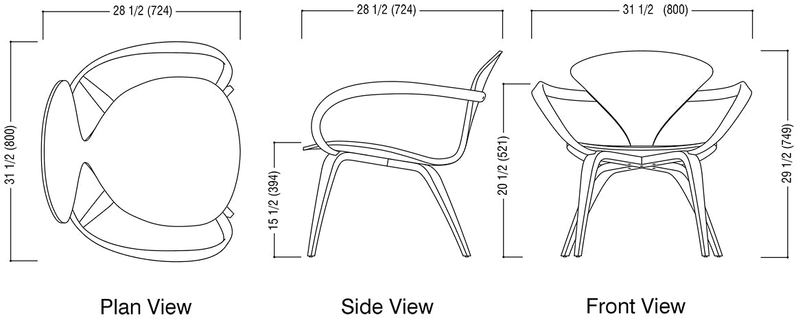 Lounge Armchair Schematic