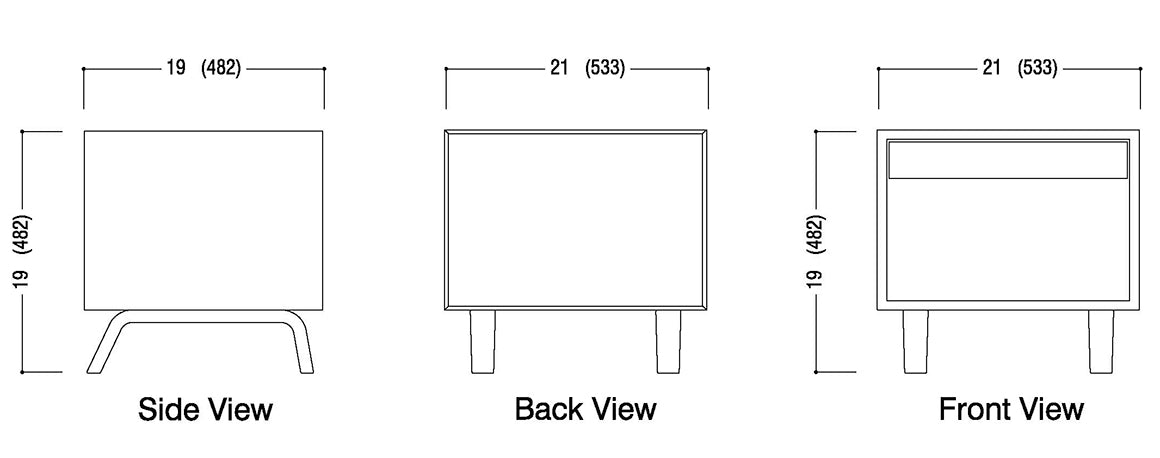 Bedside Table Schematic