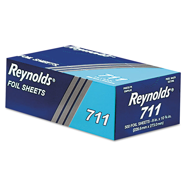 Durable Packaging Premier Pop-Up Aluminum Foil Sheets, 12 x 10.75, 500/Box,  6 Boxes/Carton