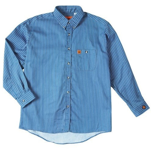 Riggs FR Work Shirt, Blue – EliteSafetyShop