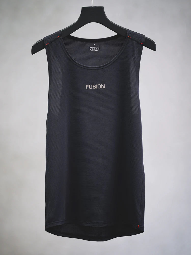 FUSION MENS C3 SINGLET BLACK