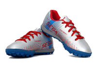 SEGA QUIVE Glaze Indoor Football Boots –- Astro Turf Football Trainers - Green, Navy, Silver…