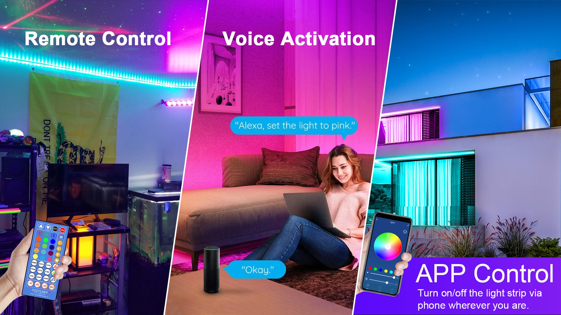 RGB LED Wifi Compatible with Alexa |