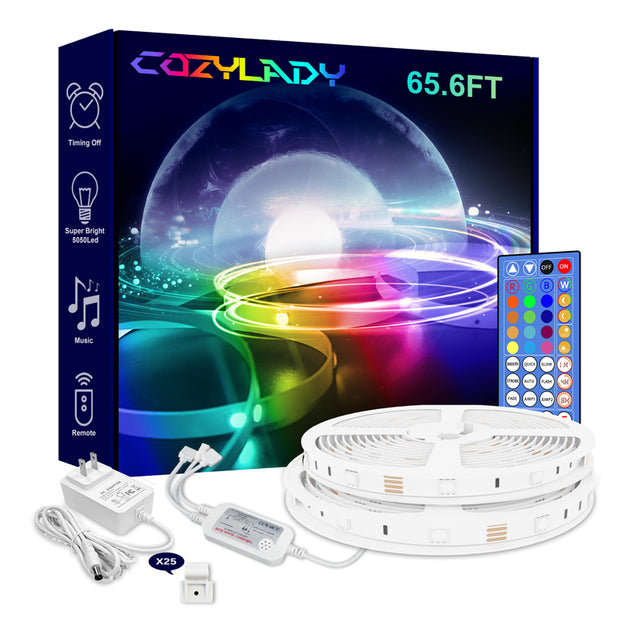 Cozylady RGB LED Strip Lights With Remote