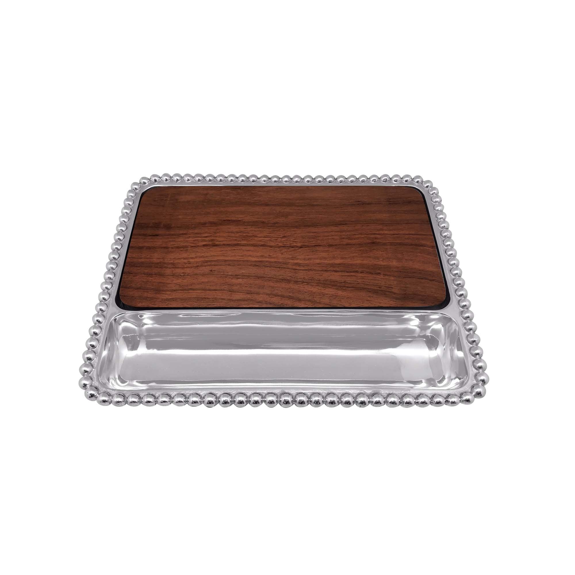 dark wood serving tray