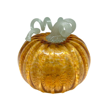 Clear Glass Medium Pumpkin | Mariposa