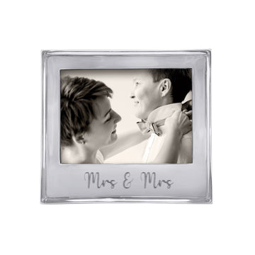 Mr & Mrs Scroll Wedding Frame, 7.75