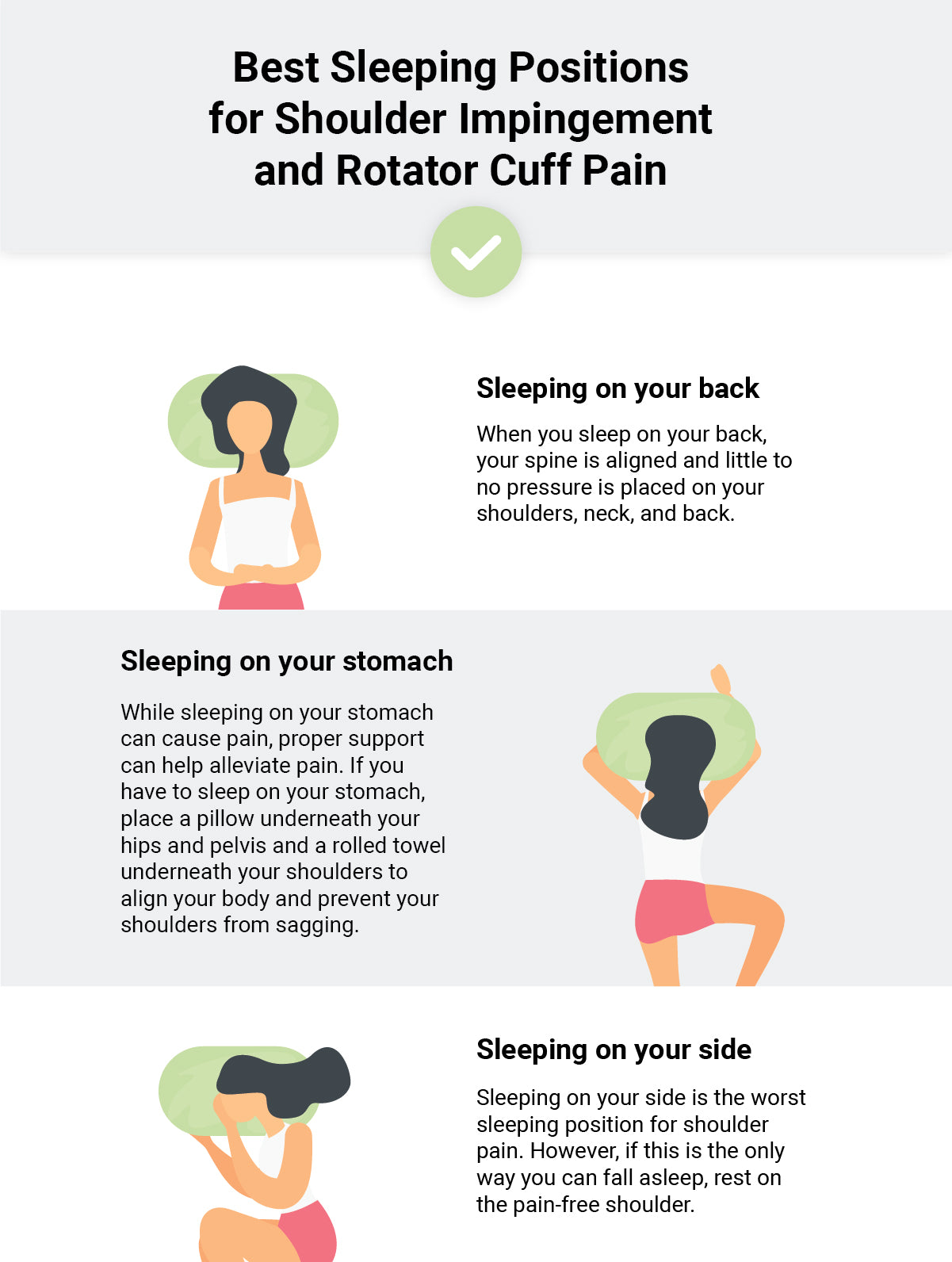 10+ Tips for How to Sleep with Shoulder Impingement
