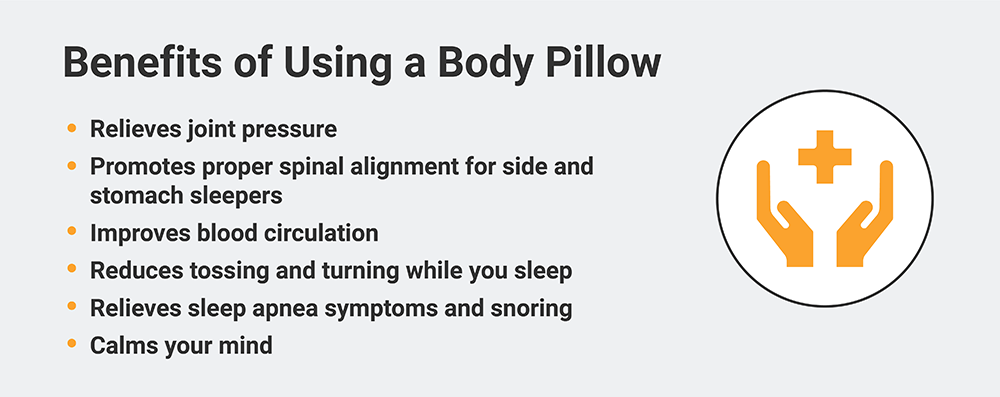 Benefits of using a body pillow
