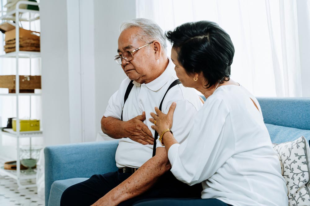 Older gentleman with doctor