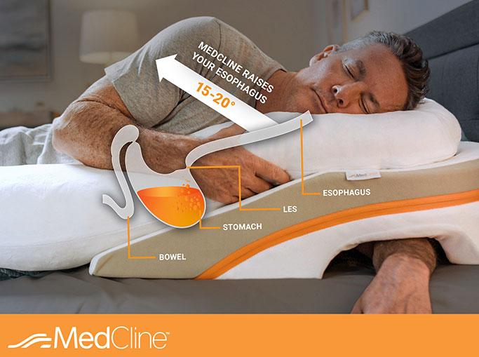 infographic acid reflux when sleeping on left side