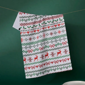 Geometry Ugly Sweater Day Tea Towel - Mint Juleps Shop
