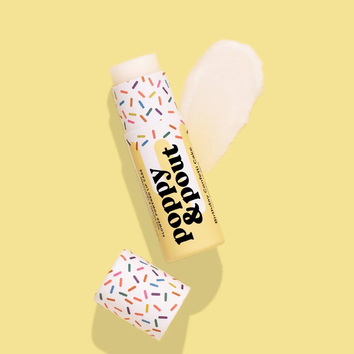 Birthday Confetti Cake Yellow Lip Balm